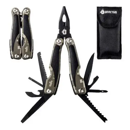 Invictus Precision Multitool 9 funções em aço inoxidável