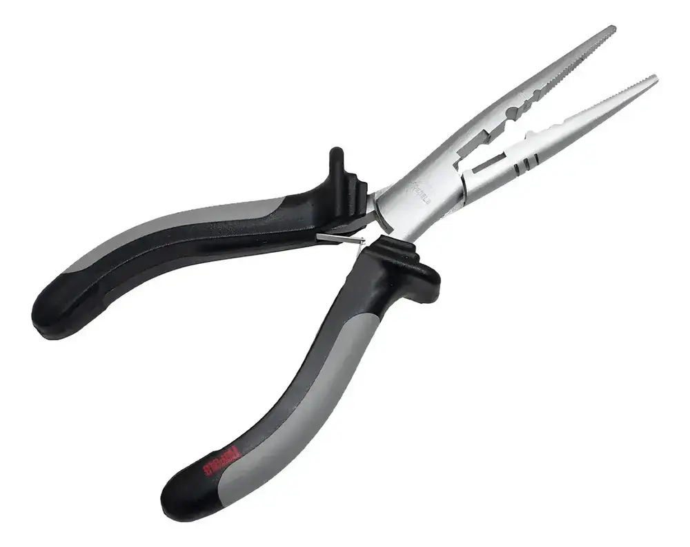Alicate Pesca Rapala Bico Longo Aço Carbono 16,5cm Fisherman's Pliers