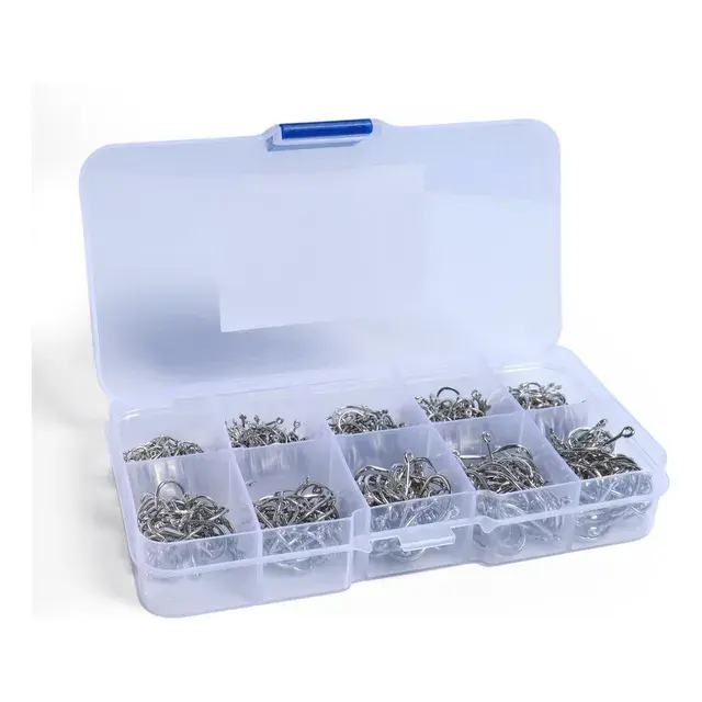 Deyu Kit 600 Anzóis Iseama #3 ao #12 com estojo