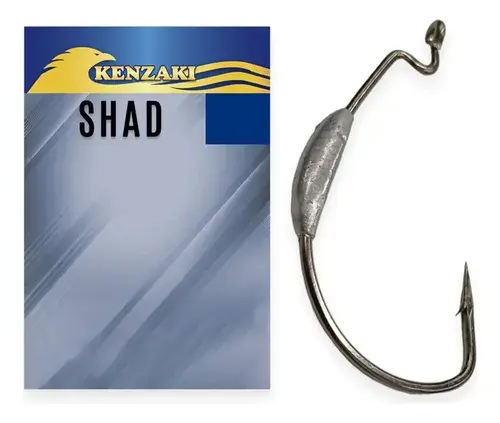 Anzol offset lastreado Kenzaki Shad 6/0