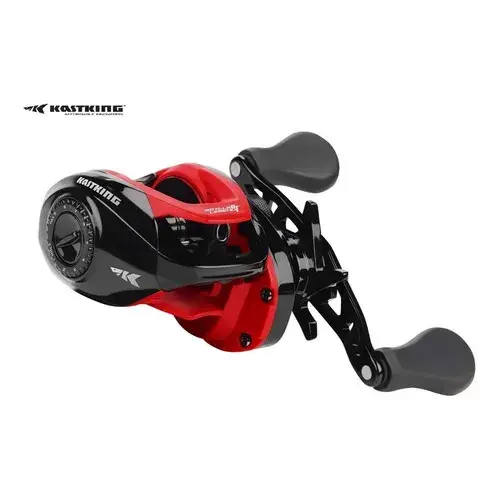 Carretilha KastKing Royale Legend 2 GT de perfil baixo, vista de lado