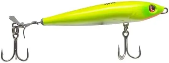 Isca de superfície Marine Sports TNT Hélice by Johnny Hoffmann com hélices frontal e traseira
