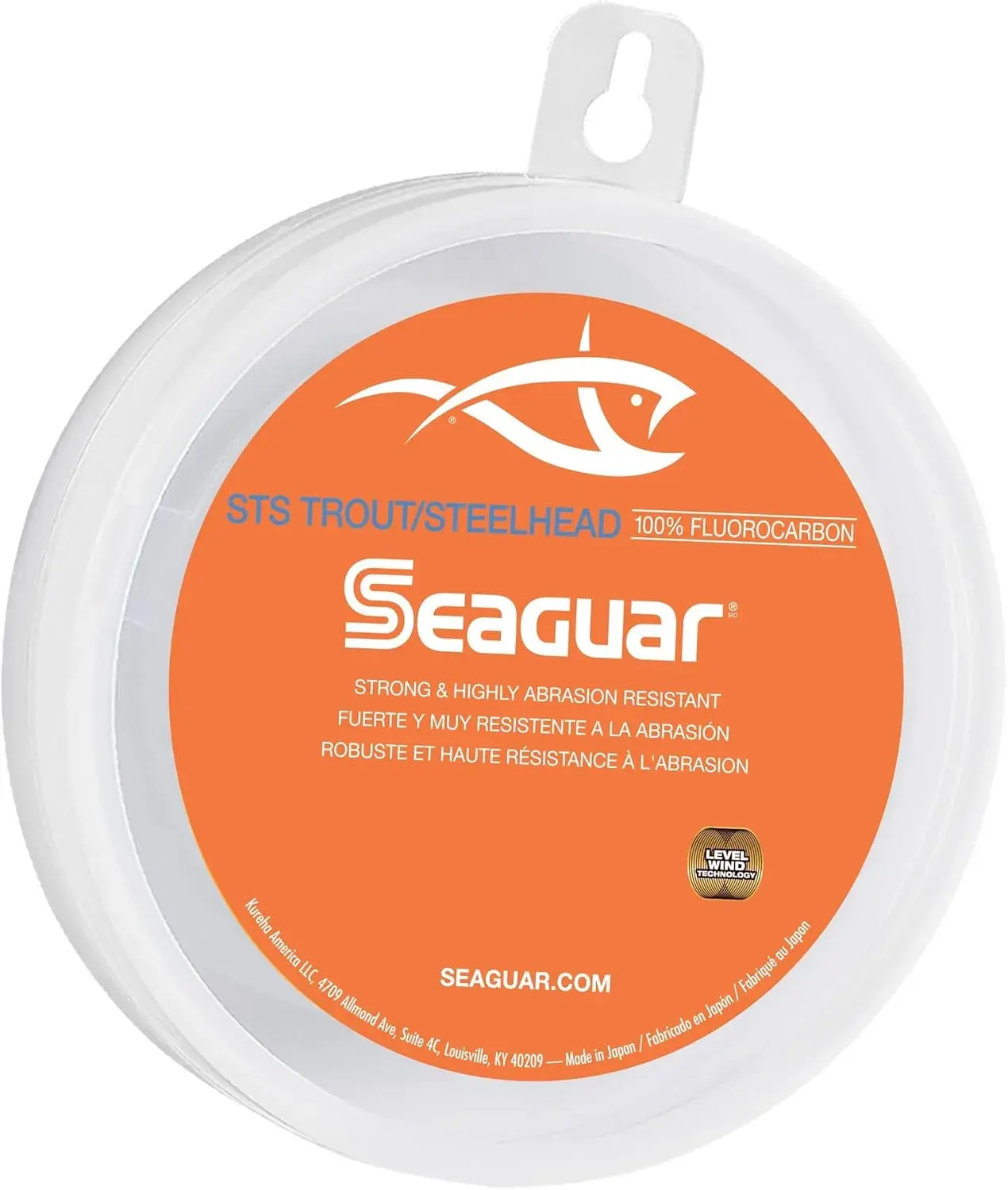 Carretel de linha fluorocarbono Seaguar STS Trout/Steelhead