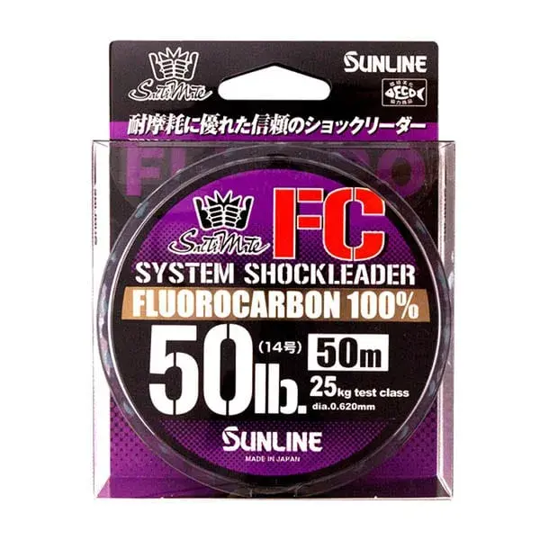 Linha Sunline Shock Leader fluorocarbono