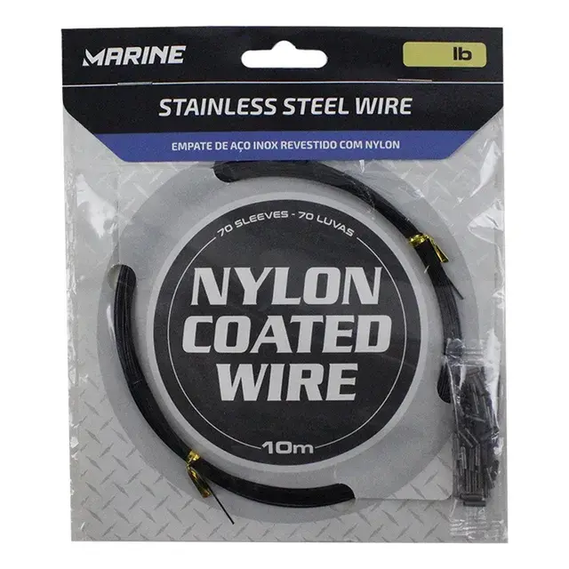 Marine Sports Cabo de Aço Inox 200lbs rolo com 10 metros