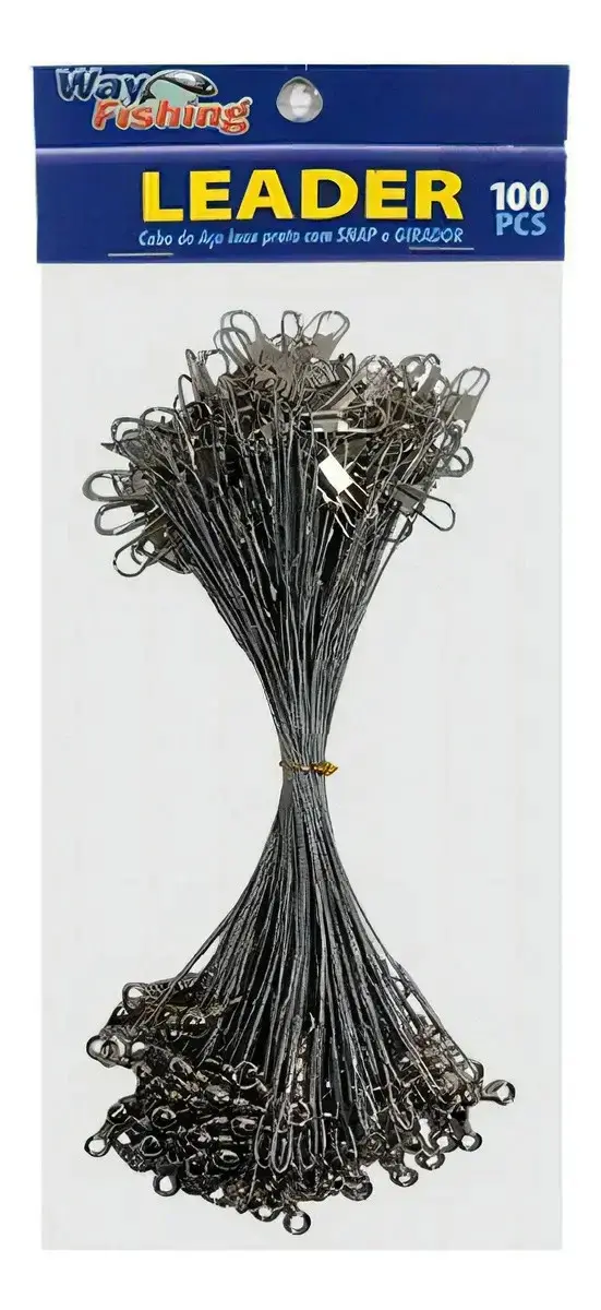 Chicote Way Fishing aço leader nickel Nº4