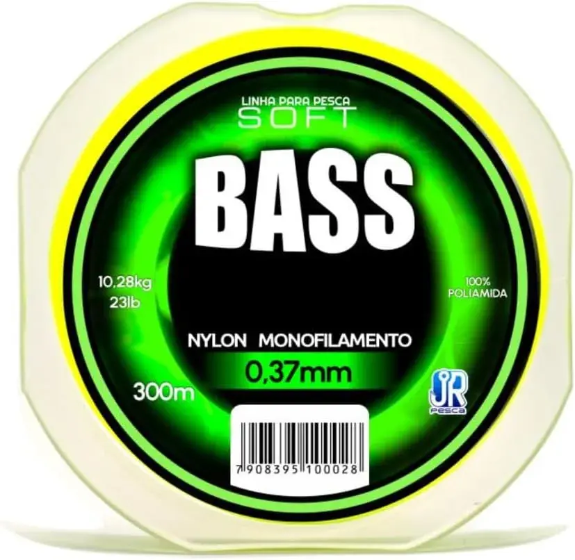 Carretel de linha monofilamento JR Pesca Soft Bass