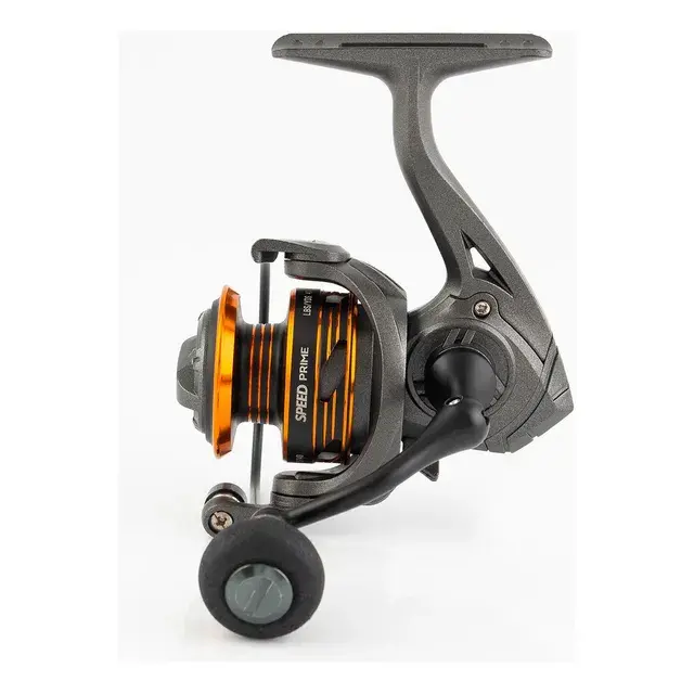 Molinete Albatroz Speedprime ultralight 5 rolamentos grafite e dourado