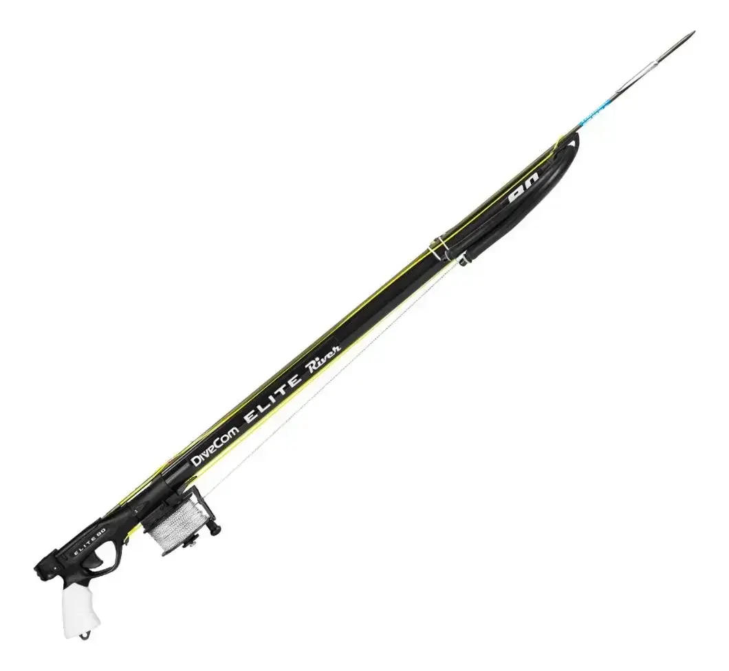 Arbalete Divecom River Premium preto com carretilha