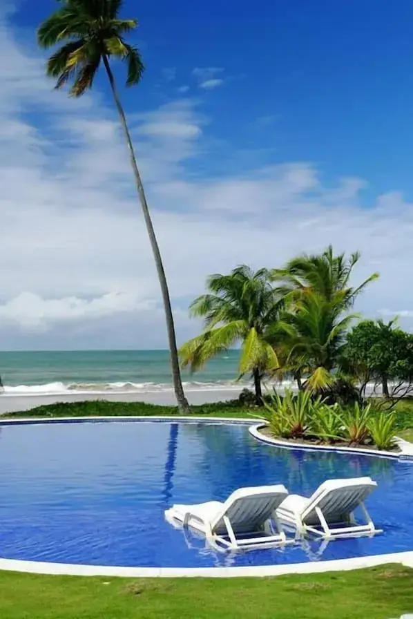 Fachada da Pousada Bahia Boa, em Barra Grande