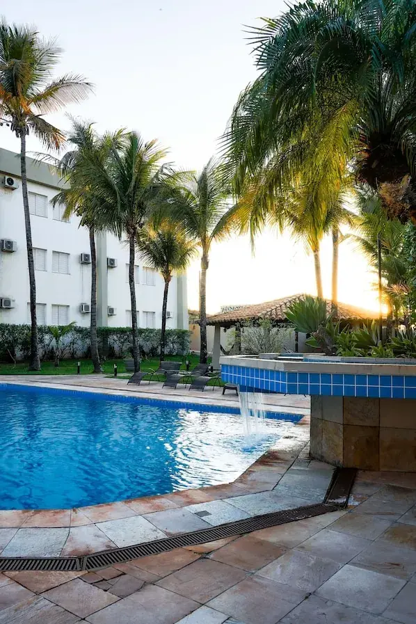 Fachada do Attie Park Hotel, em Uberlândia