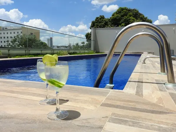 Fachada do Gran Executive Hotel, em Uberlândia