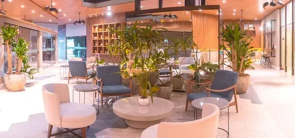 Fachada do Malibu Plaza Hotel, em Lauro de Freitas