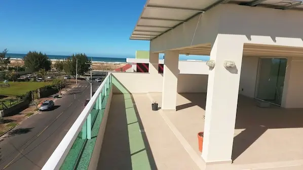 Fachada da Pousada Molhes da Barra, em Torres