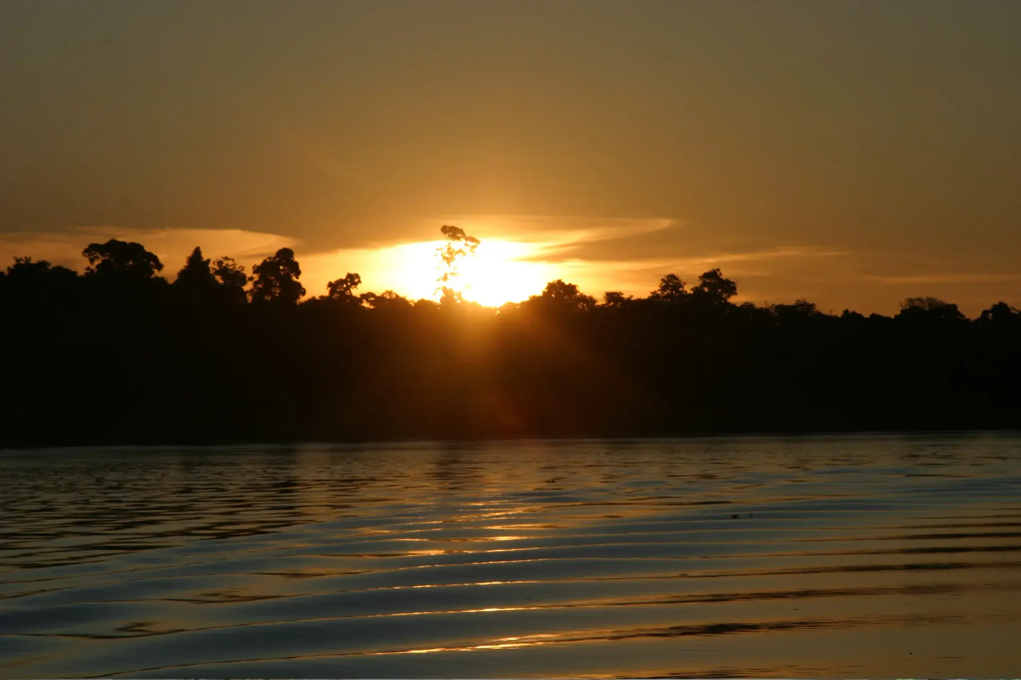 Rio em Barcelos, no Amazonas