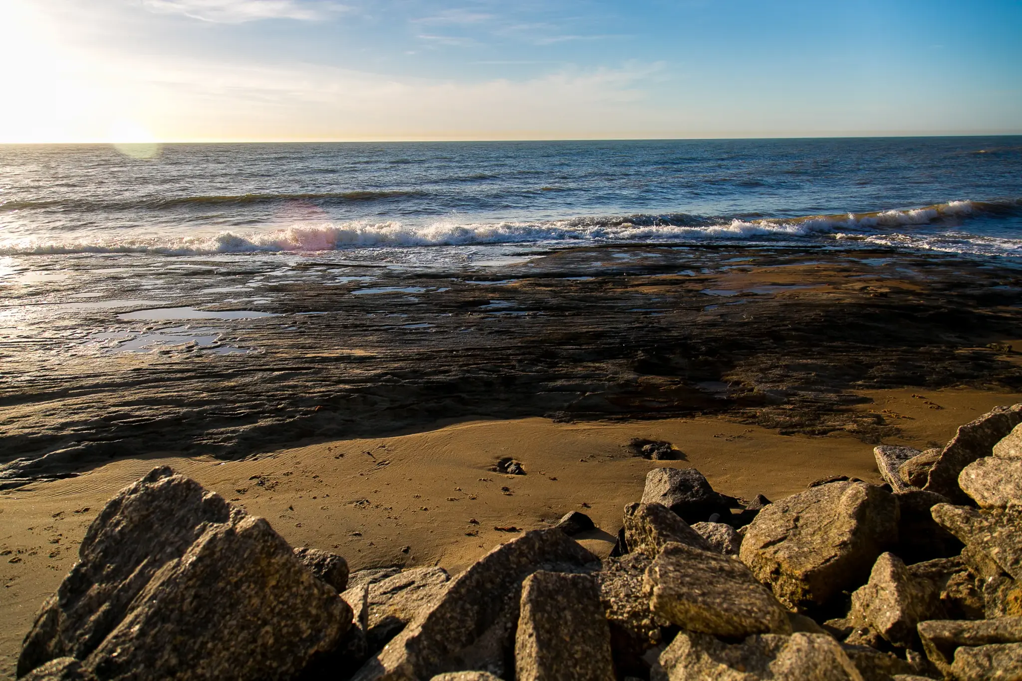 Praia de Marataízes, no litoral sul do Espírito Santo
