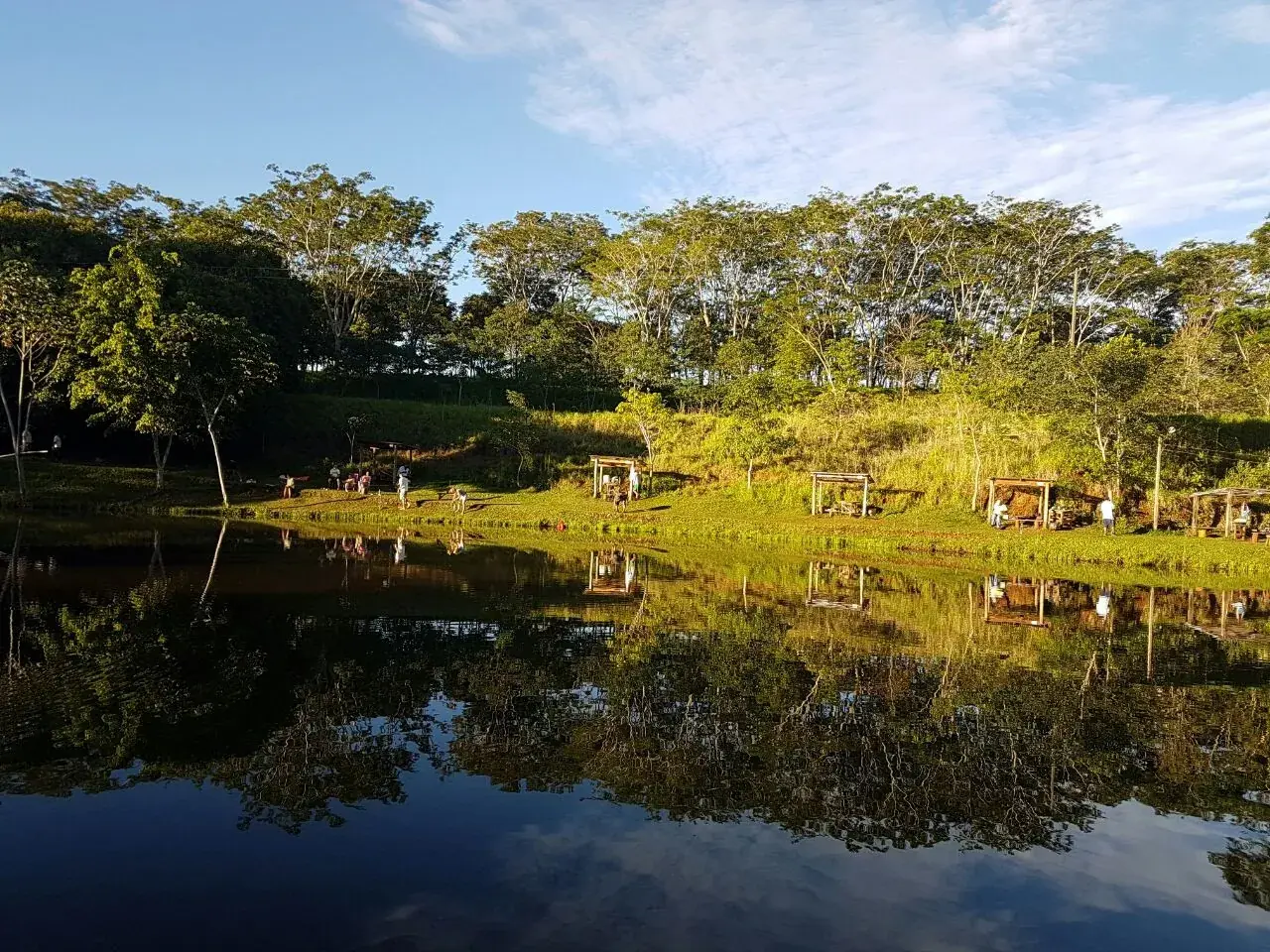 Pesqueiro Seitoku na zona rural de Campo Grande, Mato Grosso do Sul