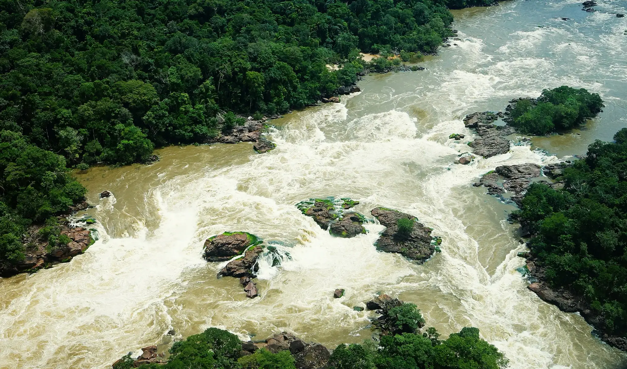 Sete Quedas no rio Teles Pires, em Paranaíta, no Mato Grosso