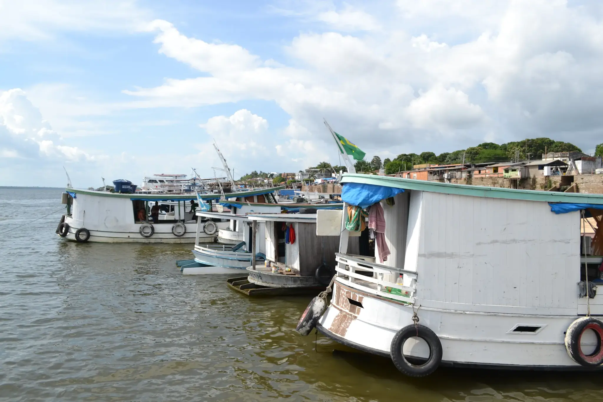 Porto da cidade de Oriximiná, no Pará