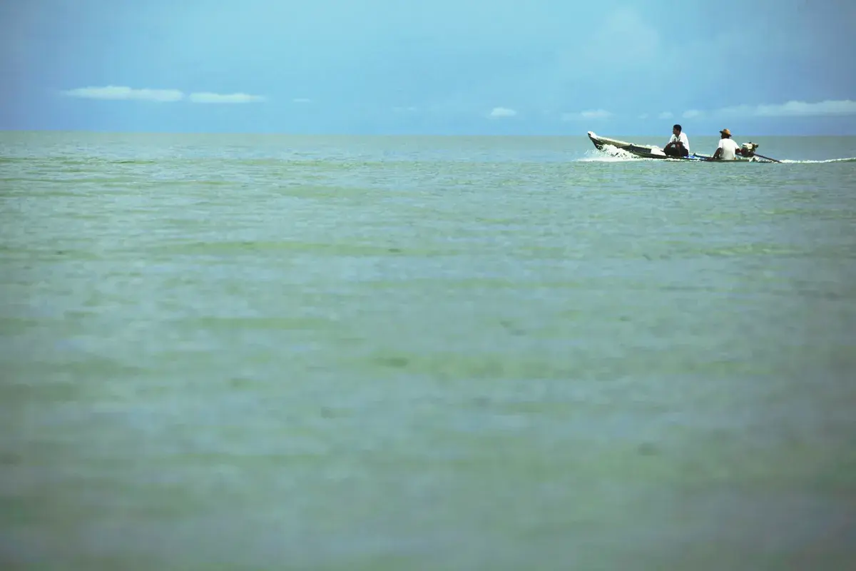 Águas claras do rio Tapajós, no oeste do Pará