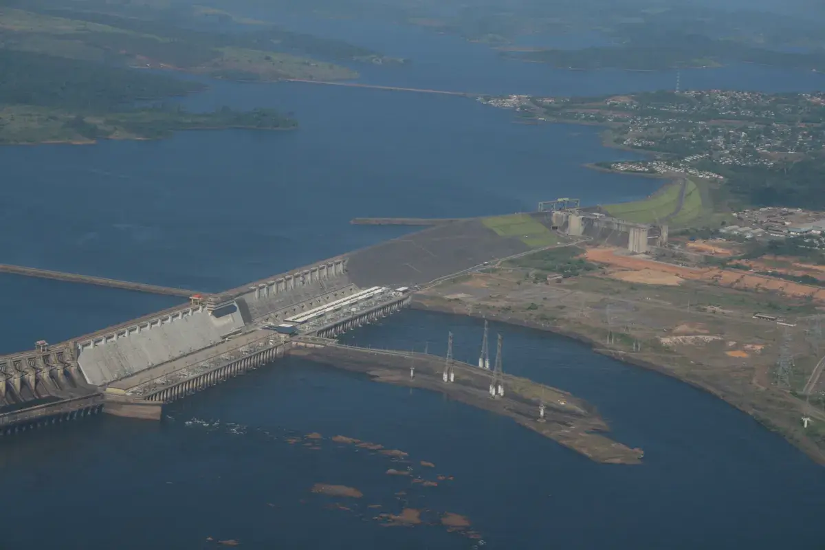 Reservatório da hidrelétrica de Tucuruí, no rio Tocantins