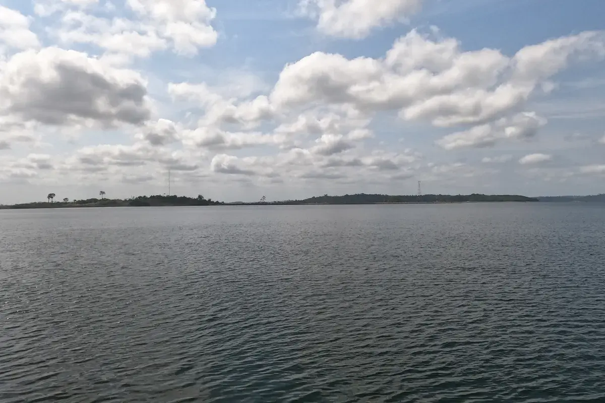 Reservatório da usina de Belo Monte, no rio Xingu