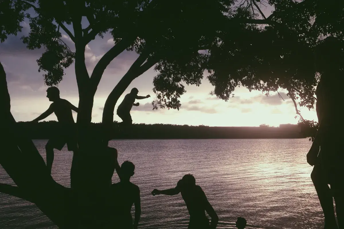 Pôr do sol na Prainha, em Lucena, na Paraíba