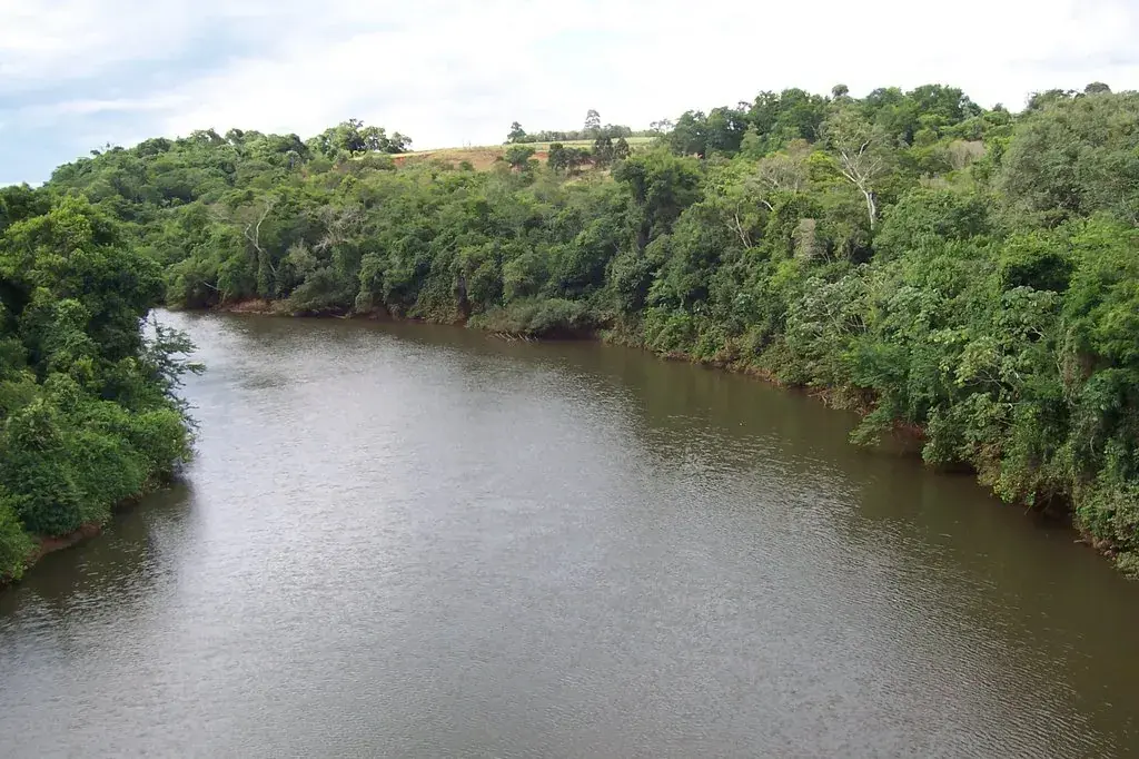 Rio Santo Antônio em Capanema, no Paraná