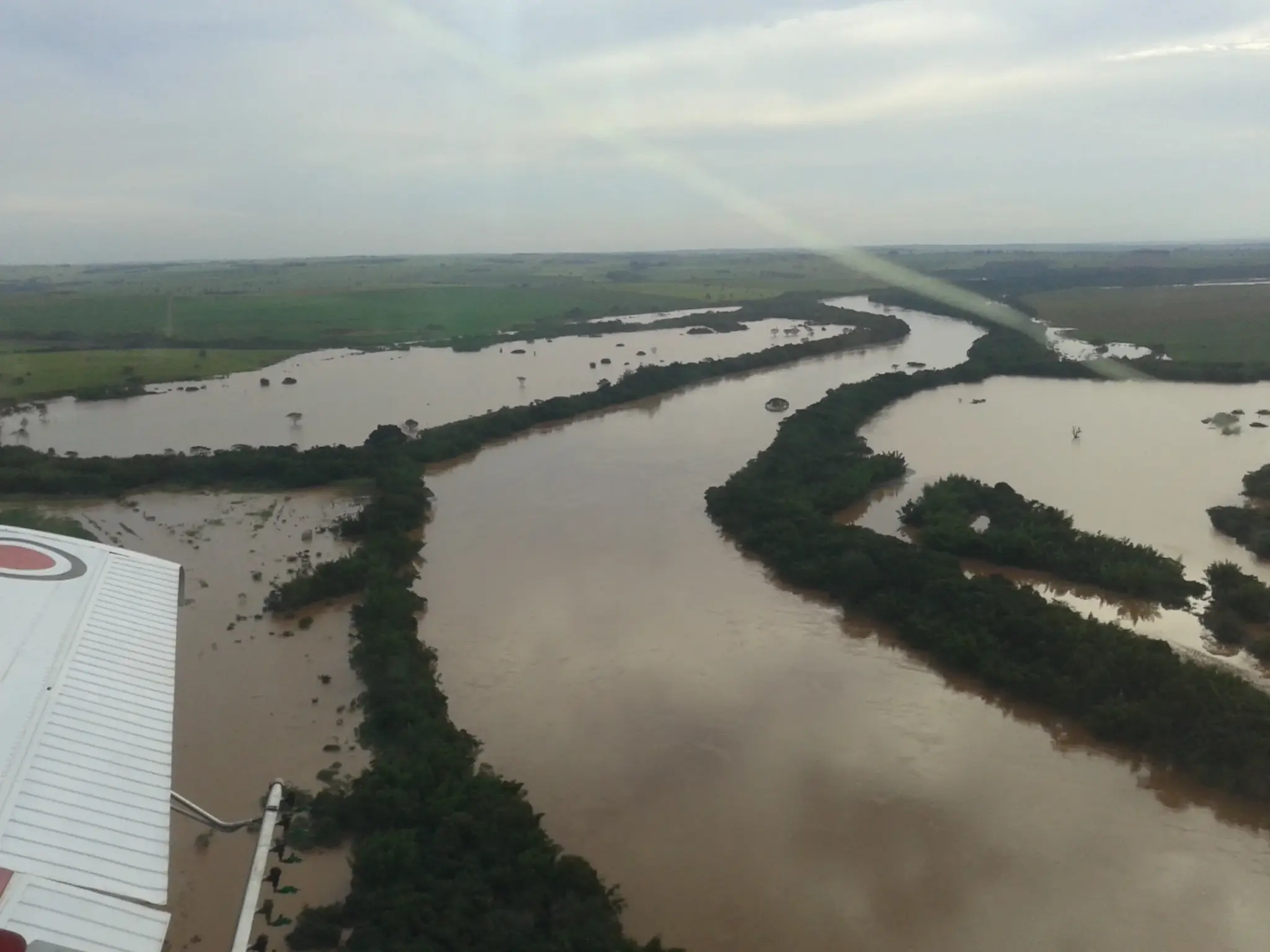 Rio Jaracatiá na região de Assis Chateaubriand