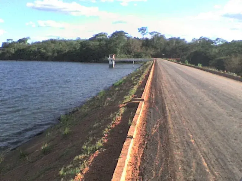 Balneário Águas Espraiadas, no Açude Caldeirão, no Piauí