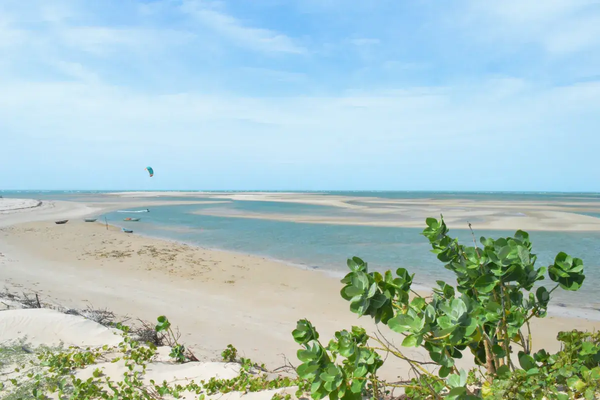 Praia de Macapá, no litoral do Piauí
