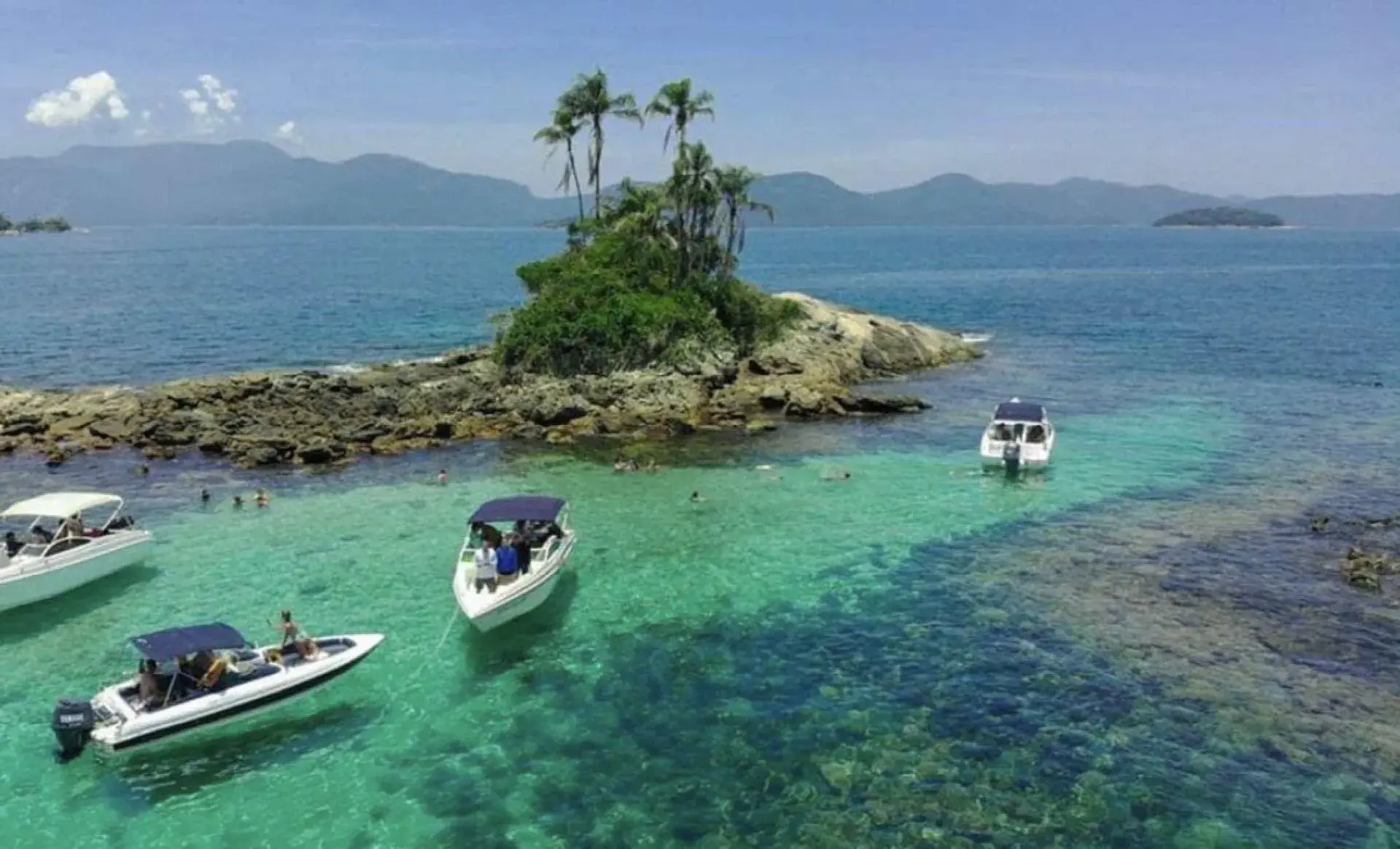 Angra dos Reis, destino de pesca de barco, Rio de Janeiro