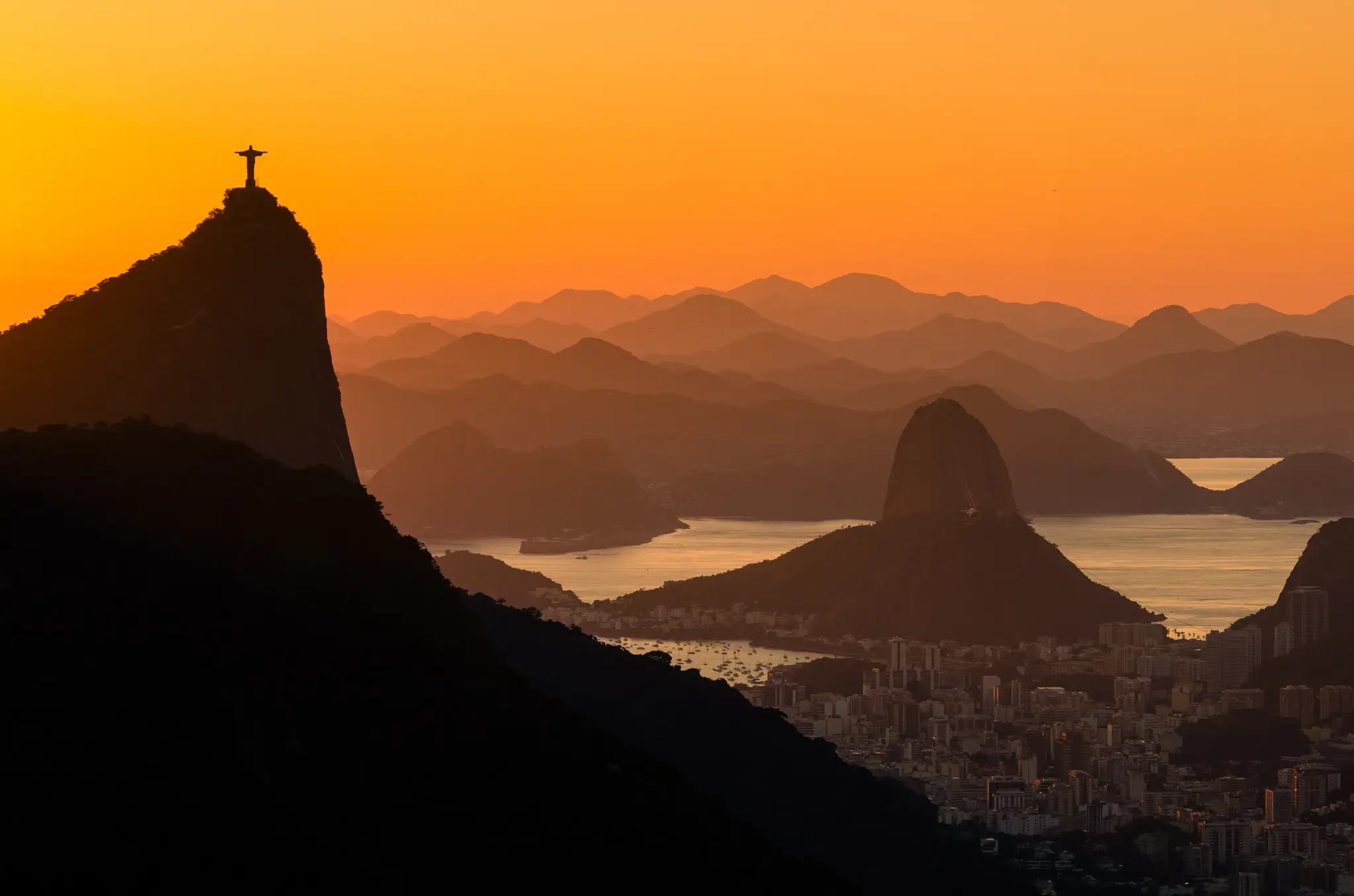 Baía de Guanabara, destino de pesca de barco, Rio de Janeiro