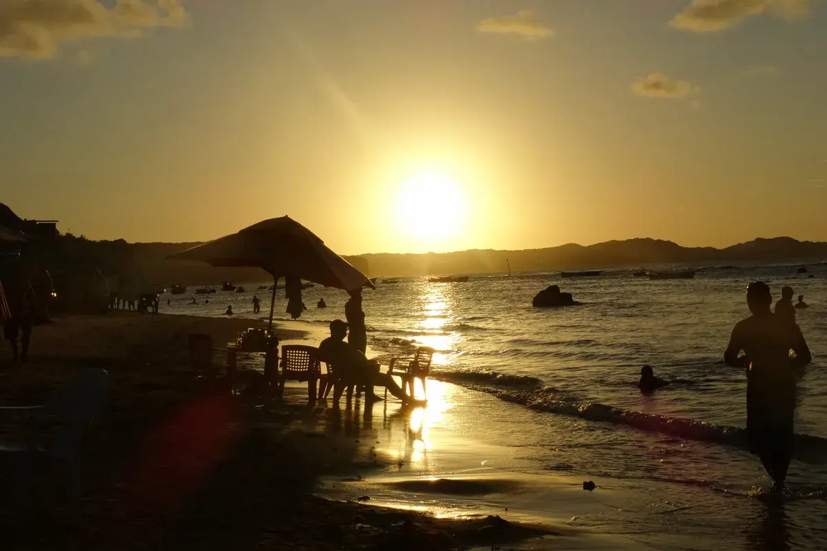 Praia de Pipa, em Tibau do Sul, no Rio Grande do Norte