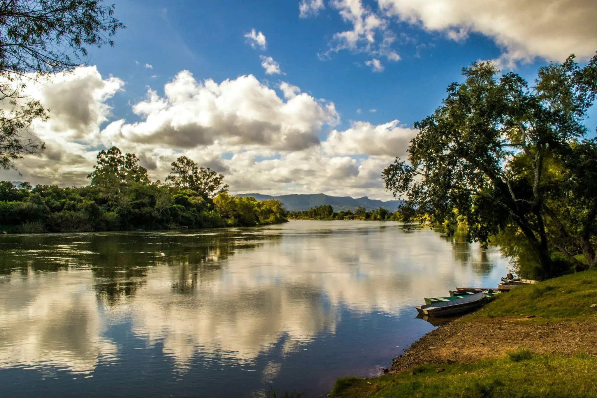 Rio Jacuí no Rio Grande do Sul