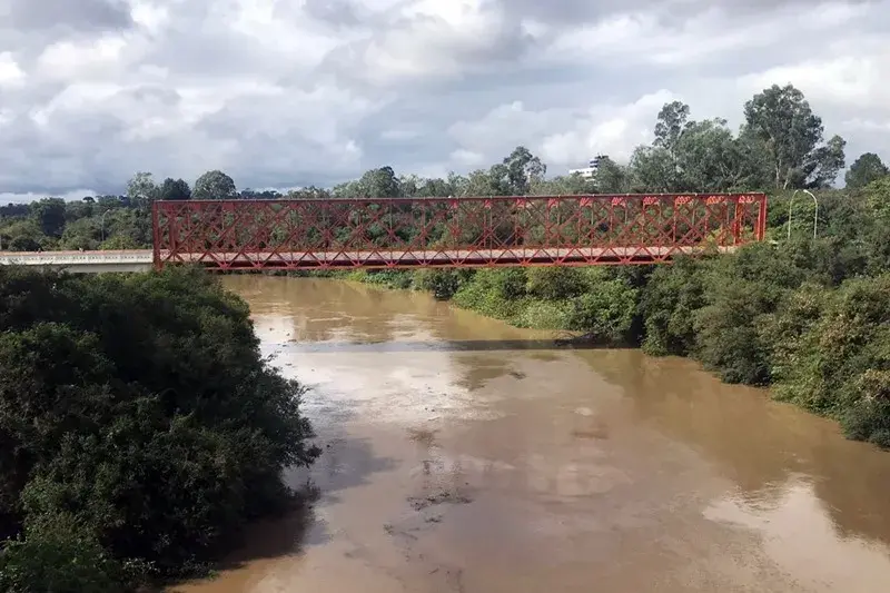 Rio Negro, na divisa entre Santa Catarina e Paraná