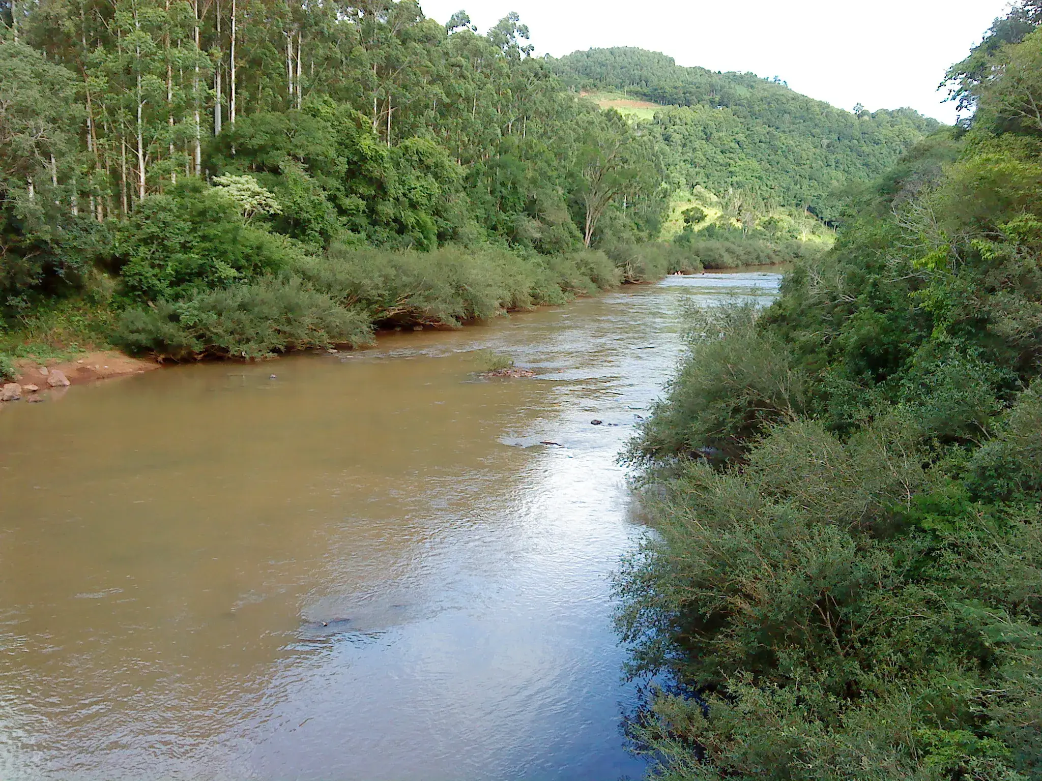 Rio Peperi-Guaçu, na fronteira oeste de Santa Catarina