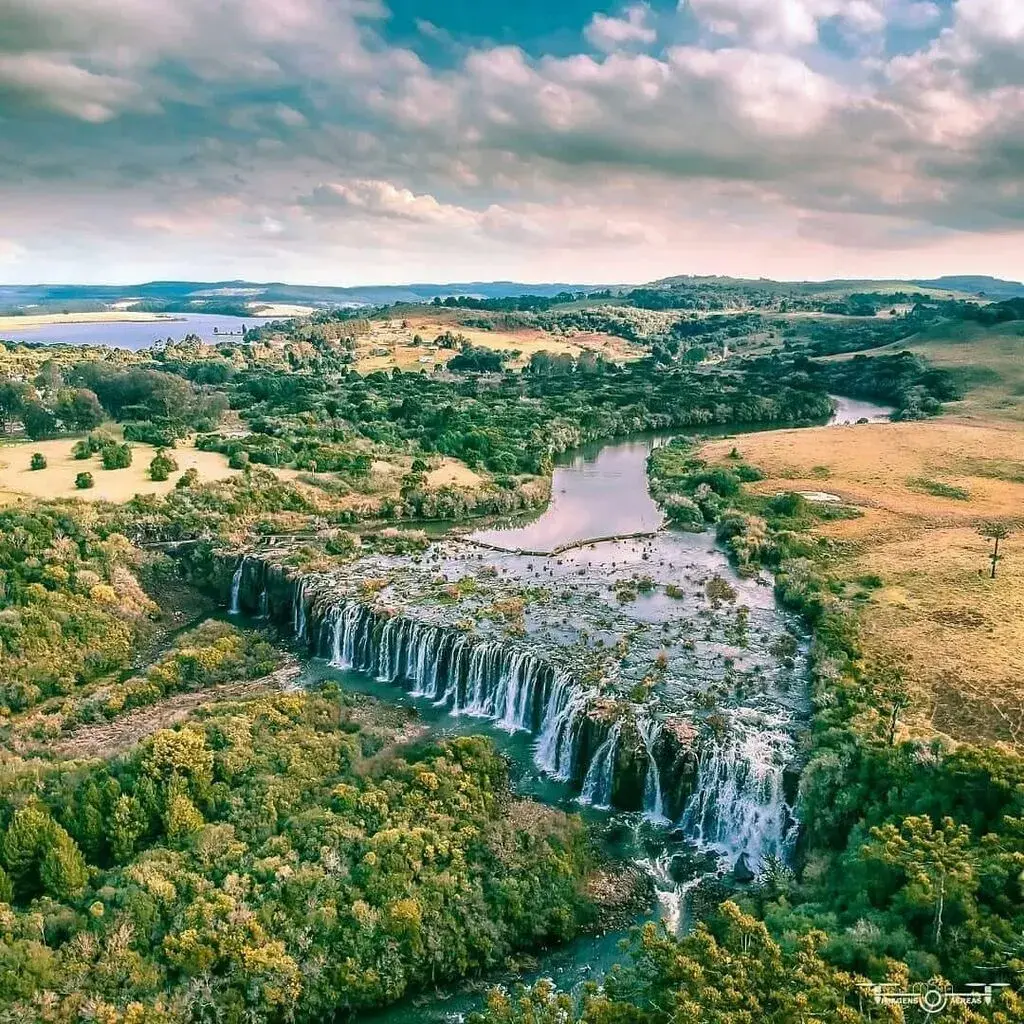 Salto Caveiras, rio das Caveiras na Serra Catarinense