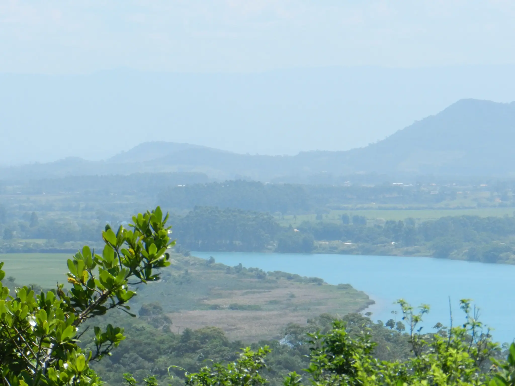 Vista do Rio Araranguá próximo à barra
