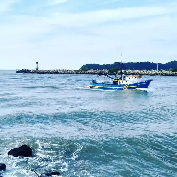 Foz do rio Itajaí-Açu em Navegantes