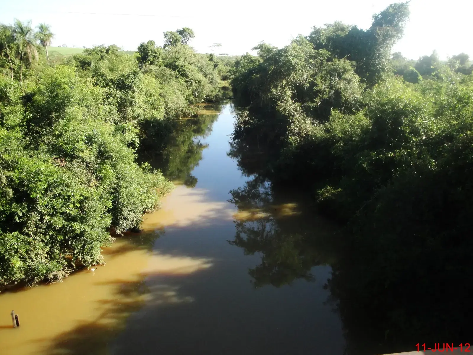 Vista do Rio Turvo no interior de São Paulo