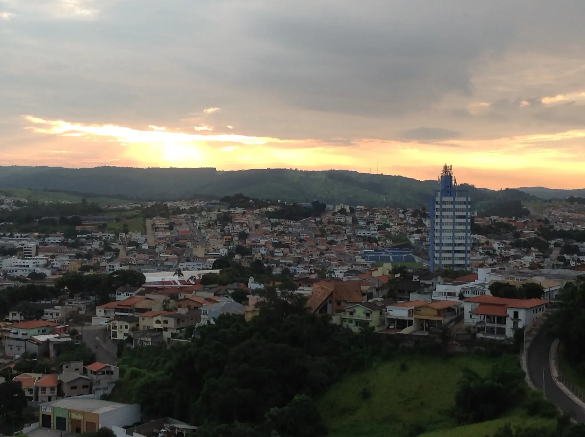Fim de tarde em Itatiba, em São Paulo