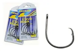 Kenzaki Circle Hook Aço Carbono Preto