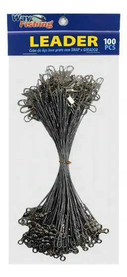 Way Fishing Chicote Aço Leader Nickel Nº4